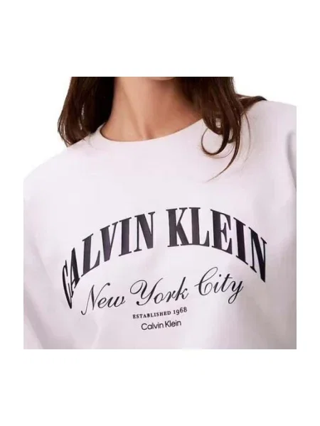 Palton Calvin Klein Jeans alb