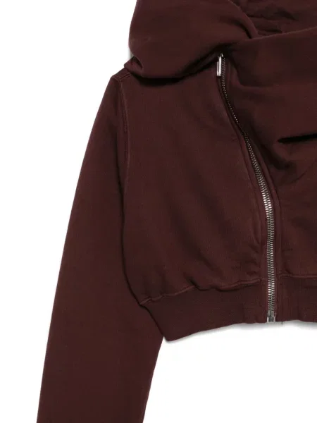 Bluza Rick Owens Drkshdw o krotszym kroju czerwona
