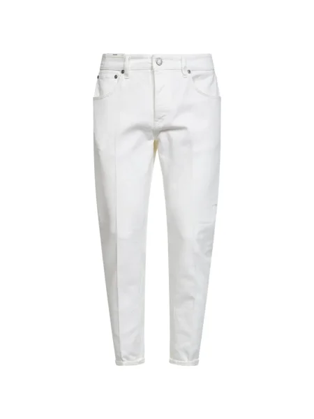 Дънки Pt Torino с автограф бяло