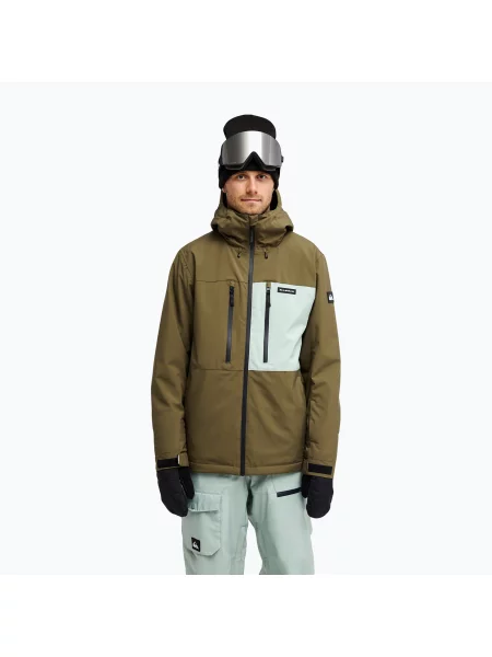 Geacă de snowboard pentru bărbați Quiksilver Sycamore grape leaf