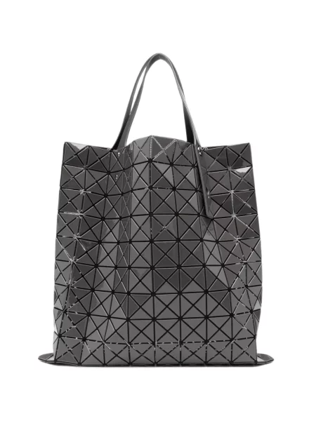Geantă shopper Bao Bao Issey Miyake cu imprimeu geometric gri