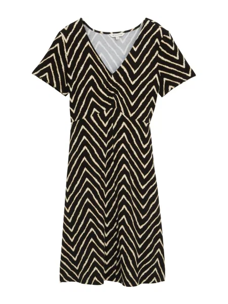 TOM TAILOR Rochie de vară bej negru