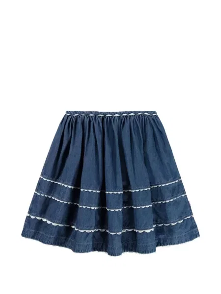 Fustă din denim copii Molo albastru