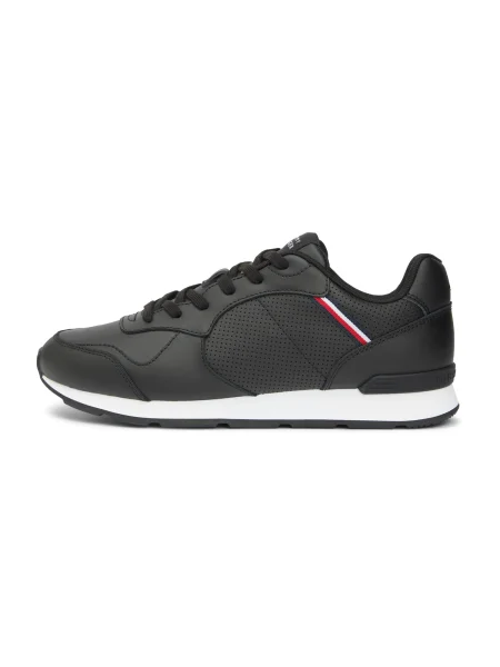 Sneakerși Tommy Hilfiger din piele negru