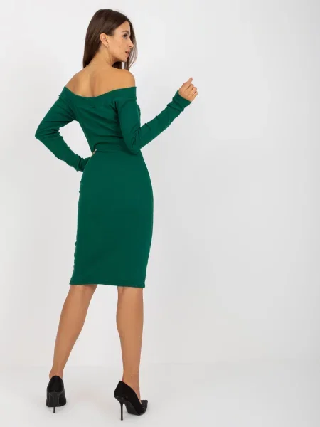Rochie Fashionhunters de costum verde