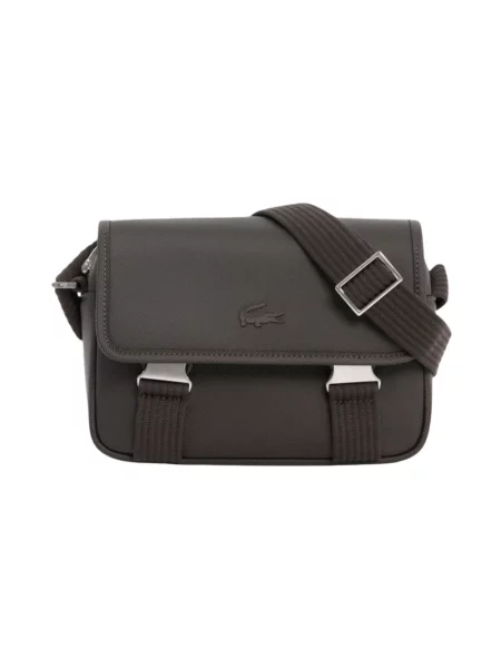Torba crossbody Lacoste brązowa