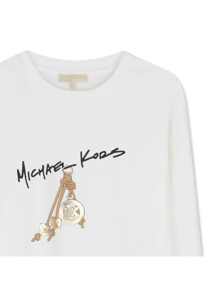 Koszulka dziecięca Michael Kors biała