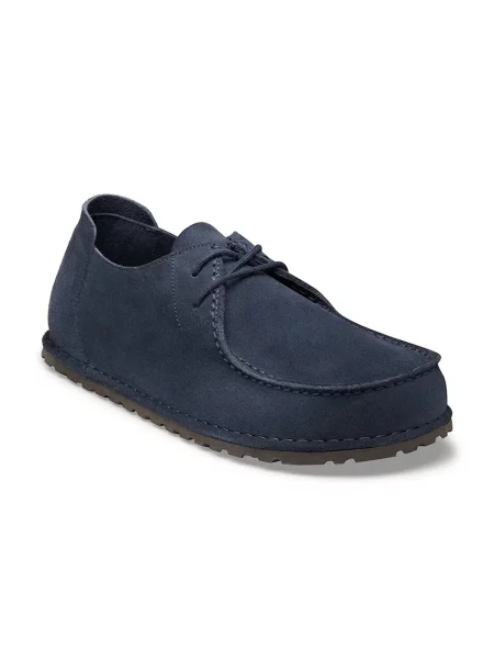 Čipkované mokasíny Birkenstock modrá