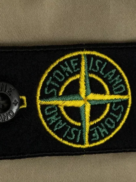 Bermudy dziecięce Stone Island brązowe