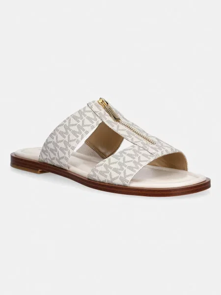 MICHAEL Michael Kors natikači Berkley Flat Sandal bež