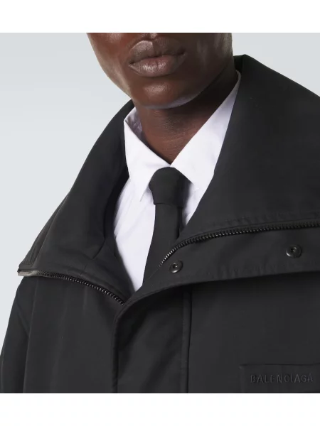 Cravată Balenciaga de lână negru