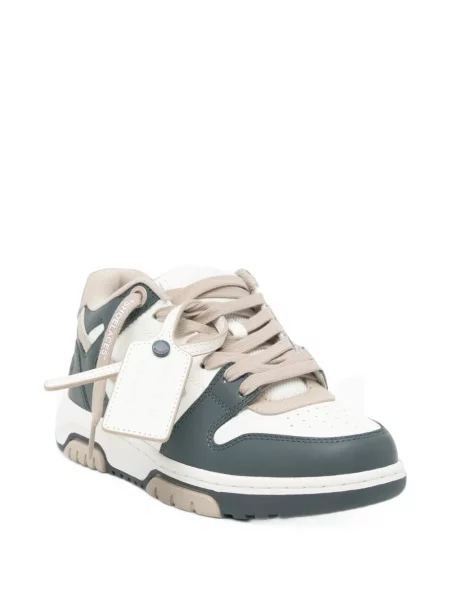 Sneakerși Off-white business alb