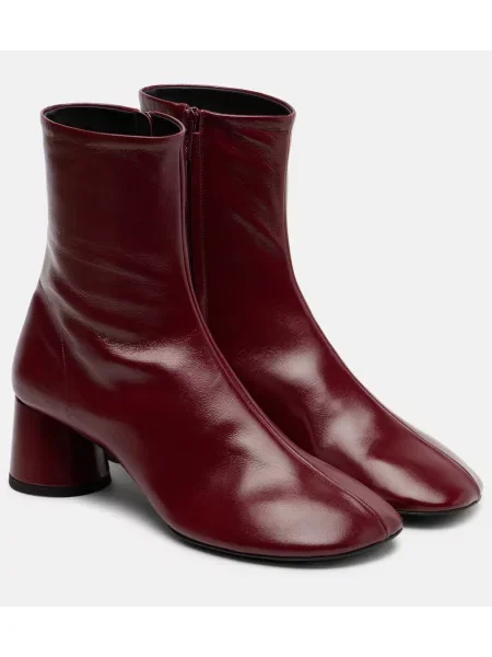 Usnjene čevlji do gležnjev Proenza Schouler rdeča