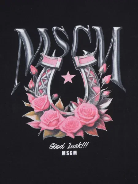 Koszulka dziecięca Msgm czarna
