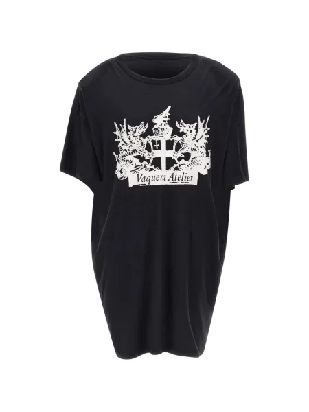 Grafic rochie tip cămașă Vaquera cu imagine de costum negru