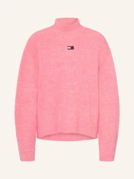 Tommy Jeans Sweter pink różowy