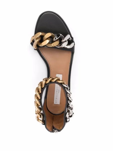 Sandale Stella Mccartney fără toc negru