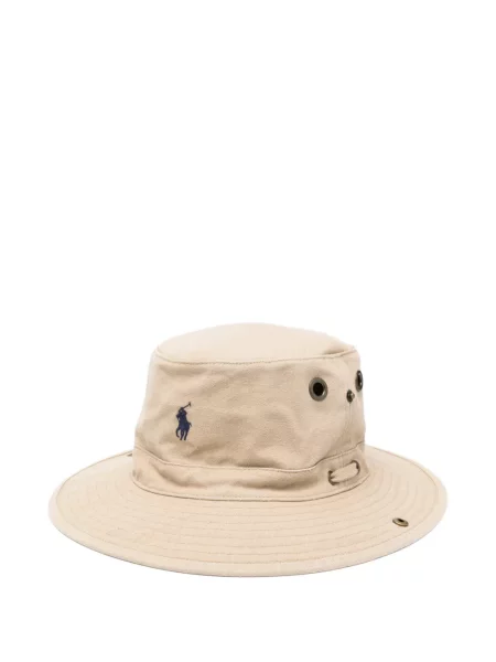 Pălărie Polo Ralph Lauren cu broderie gri