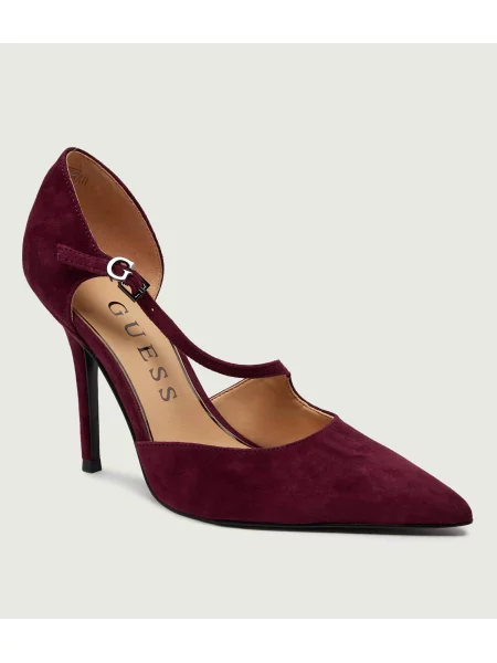Pantofi Guess din piele cu toc stiletto