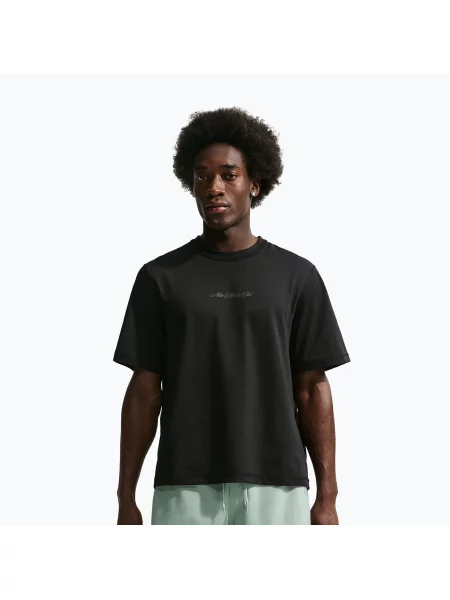 Tricou de antrenament pentru bărbați Nike Primary N.A.C. black/dark smoke grey negru