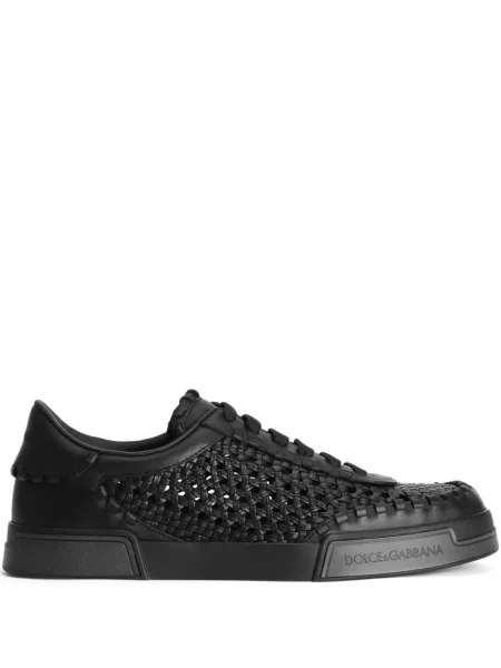 Sneakerși Dolce & Gabbana din piele negru