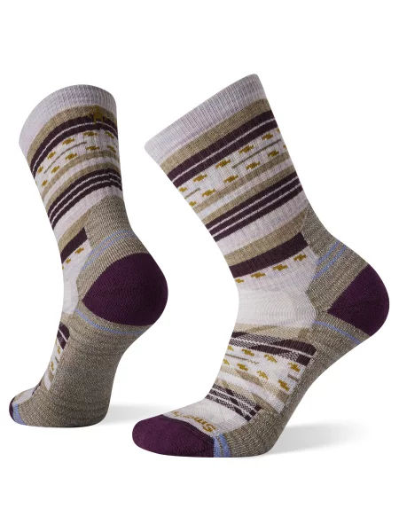 SMARTWOOL Șosete Margarita bej / ocru / lila alb