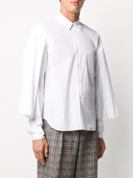 Дълго риза Comme Des Garçons Homme Plus бяло