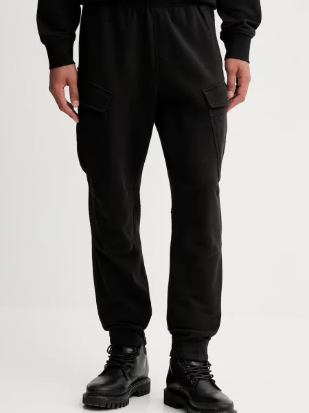 G-Star pantaloni de trening din uni negru