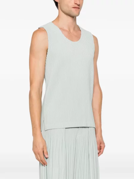 Риза Homme Plissé Issey Miyake без ръкави сиво