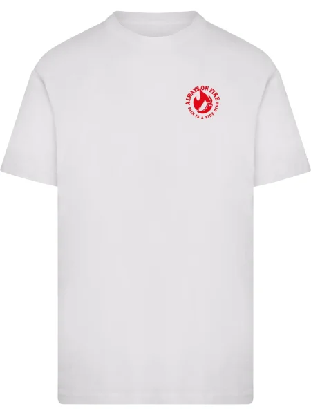 Mister Tee Tricou Always On Fire roșu alb