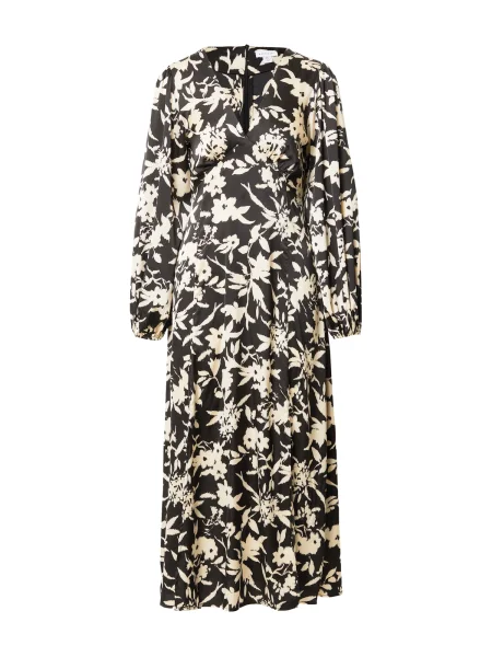 Warehouse Rochie Tea crem negru
