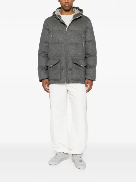 Pantaloni Eleventy alb
