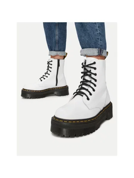 Bocanci Dr. Martens Jadon alb