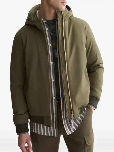 Geacă Scotch & Soda cu glugă verde
