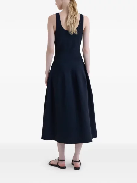 Rochie midi Fforme fără mâneci albastru