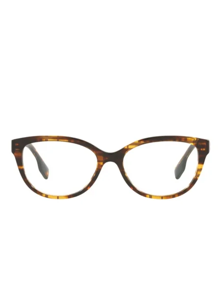 Слънчеви очила Burberry Eyewear на райета кафяво