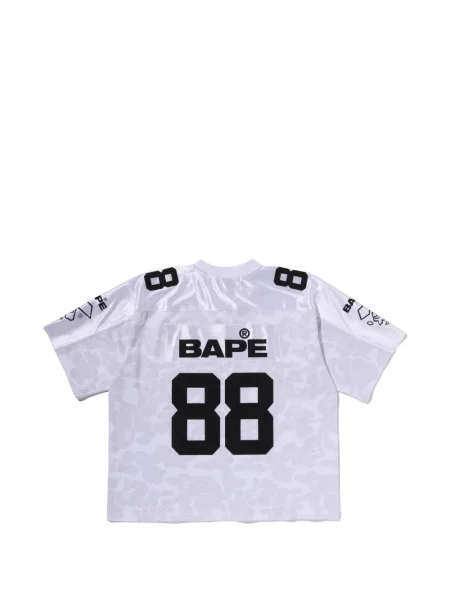 Tricou A Bathing Ape® cu imagine plasă alb