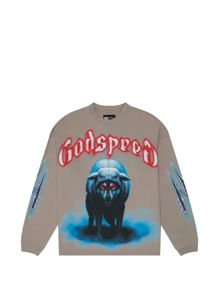 Pulover Godspeed gri