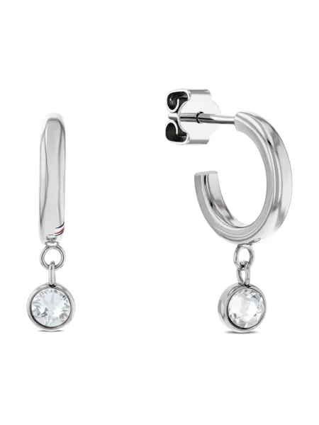 TOMMY HILFIGER Uhani srebrna