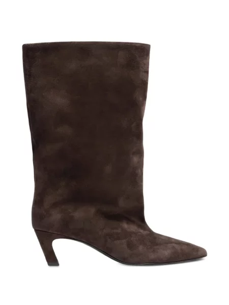 Botine Ash din piele de căprioară maro