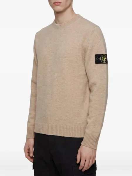Пуловер Stone Island с кръгло деколте камъни