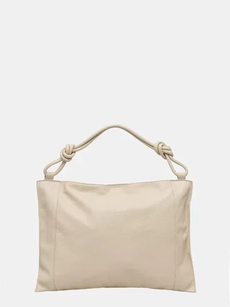 Bőr shopper táska Answear.lab bézs