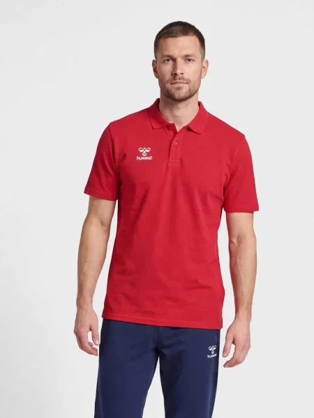 Koszulka sportowa polo Hummel hmlGO POLO czerwona