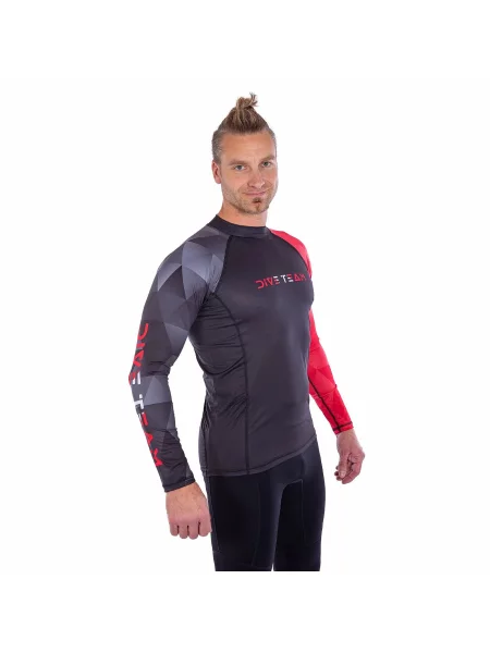 Koszulka lycrowa DIVE TEAM czarna