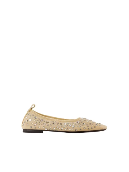 Balerinki Tory Burch beżowe