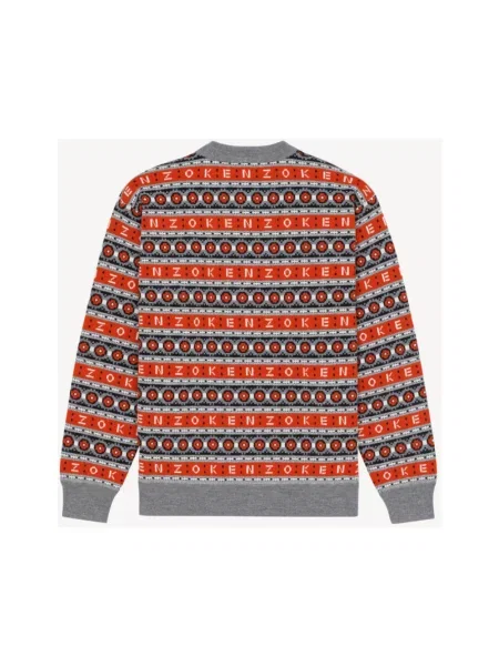 Sweter Kenzo wełniany czerwony