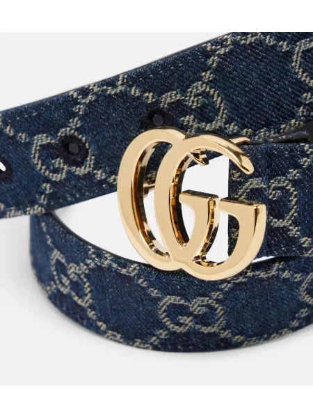 Cu centură curea Gucci albastru