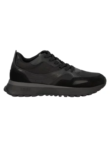 Sneakersy Boss skórzane czarne
