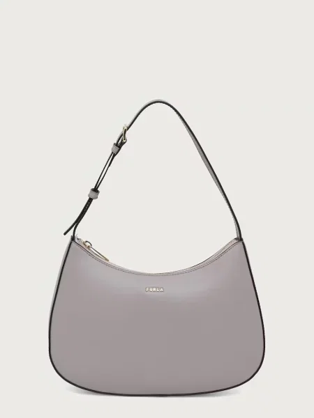Geanta hobo Furla din piele bej