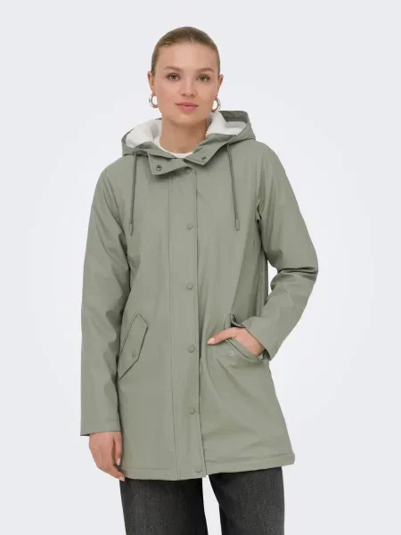 ONLY Palton funcțională ONLSally pastel verde